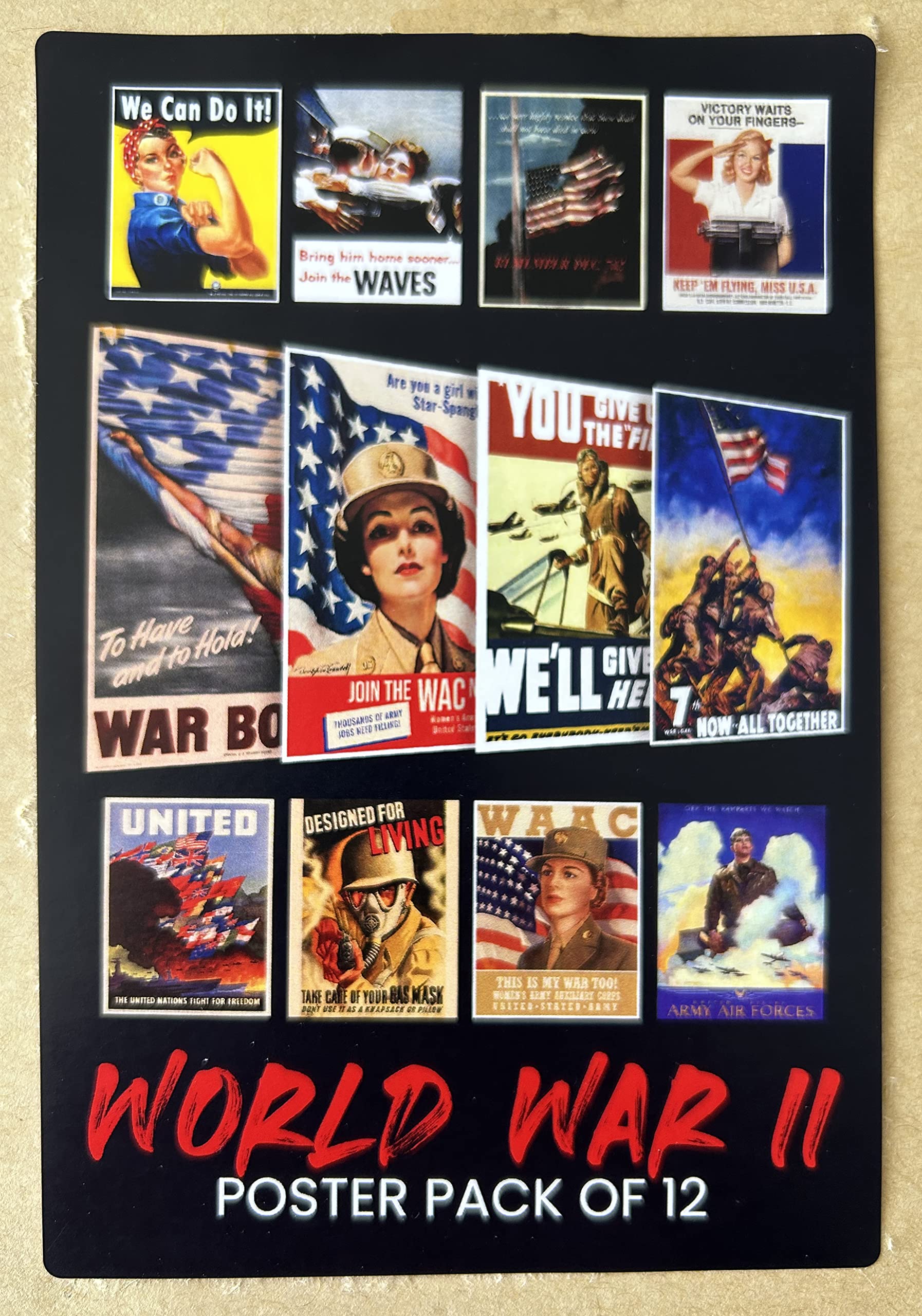 Amazon.co.jp: Wallbuddy WW2 記念品セット – 象徴的なアメリカの第二